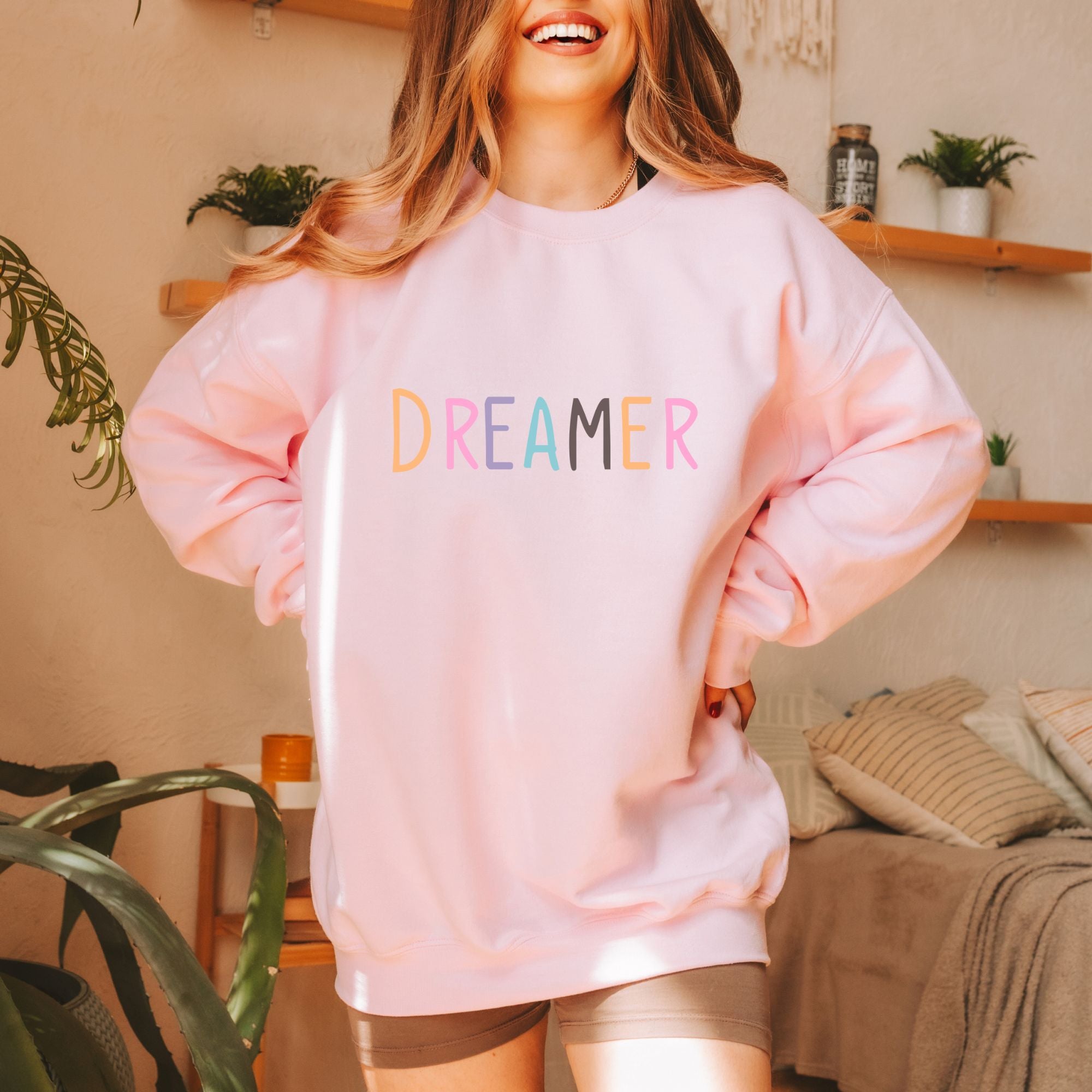 Dreamer Fall season Shirt, Day Dreamer Crewneck Sweatshirt Pullover , Women's Crewnecks