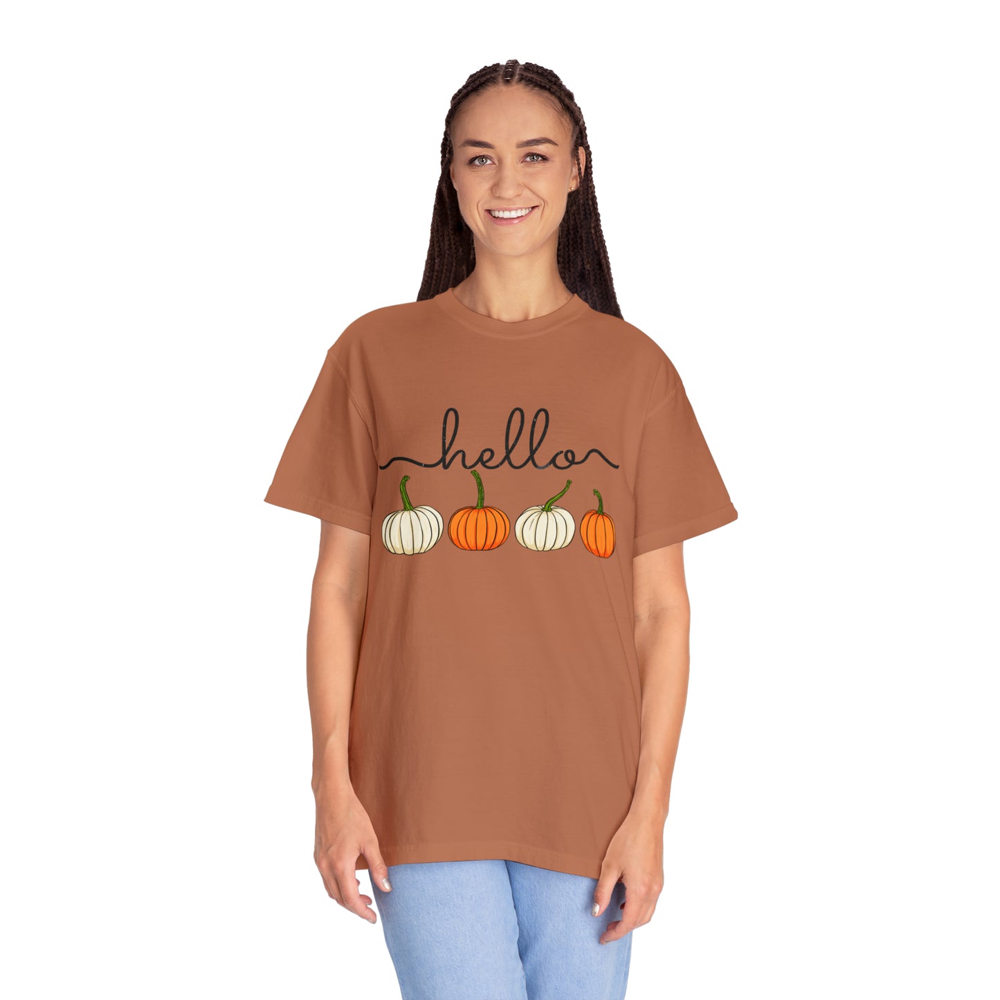 Hello Pumpkin Shirt, Fall  cotonTees ,Comfort Color Tees, Halloween Tees, Thanksgiving Tees, Fall Shirts, Cute Fall Tees, Hello Pumpkin Tee
