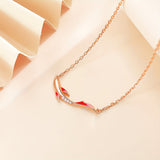 Rose Goldern Carp  Necklace, Elegant Luxury Necklace, Birthday Gifts, Holiday Gifts For Women