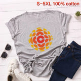 Geometric Pattern 100% cotton T-shirt