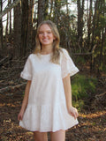 Bohemian Cotton Lace Mini Dress - Boho Dresses for Women - Bobo Vacation dress - Spring Dress - Summer Dress for women