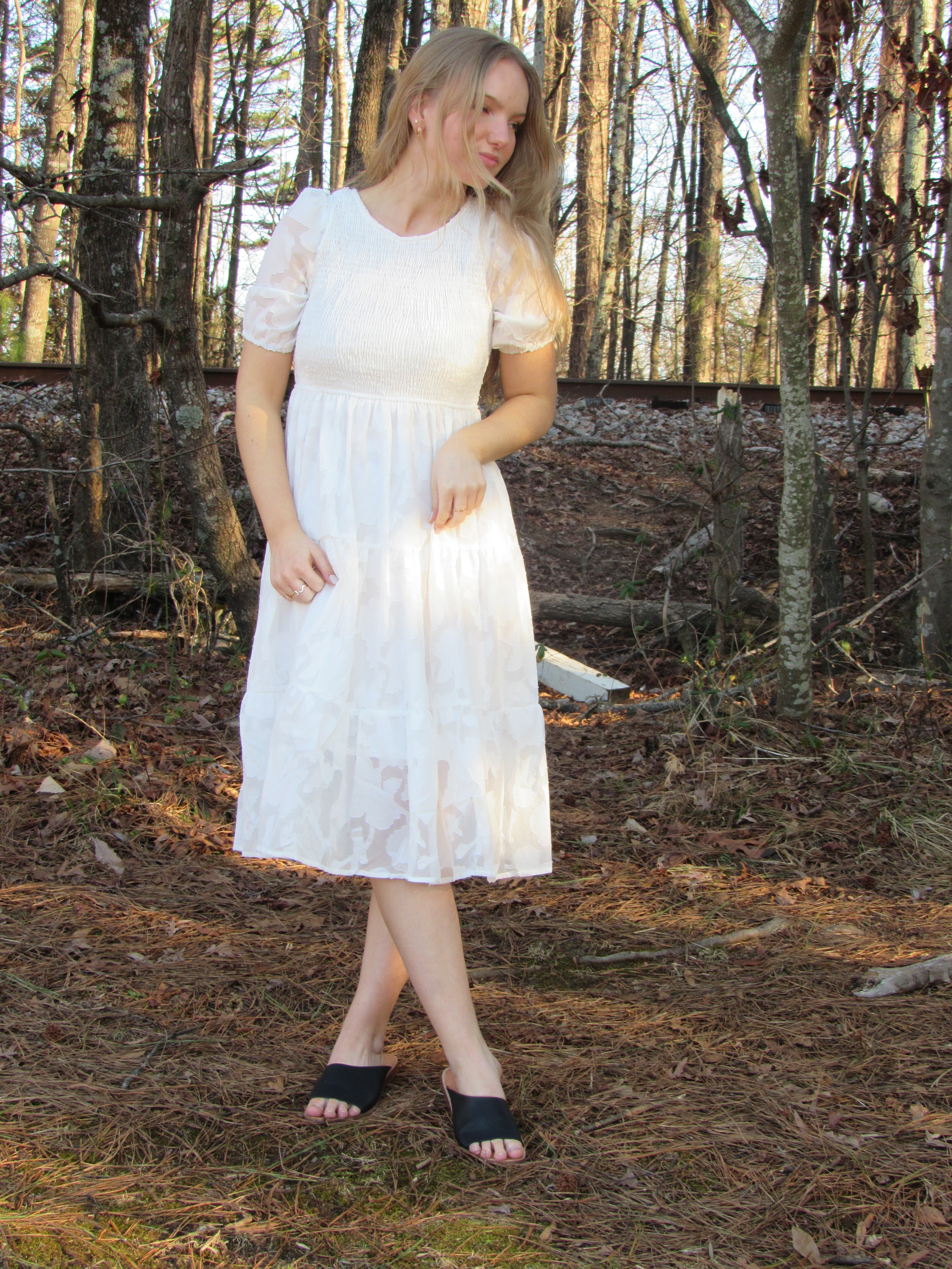 Bohemian White Lace Dress, white dress women bridal, white rehearsal dinner dress - Spring Summer beach Boho Dress