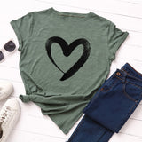 Here is My Heart Cotton T-shirt