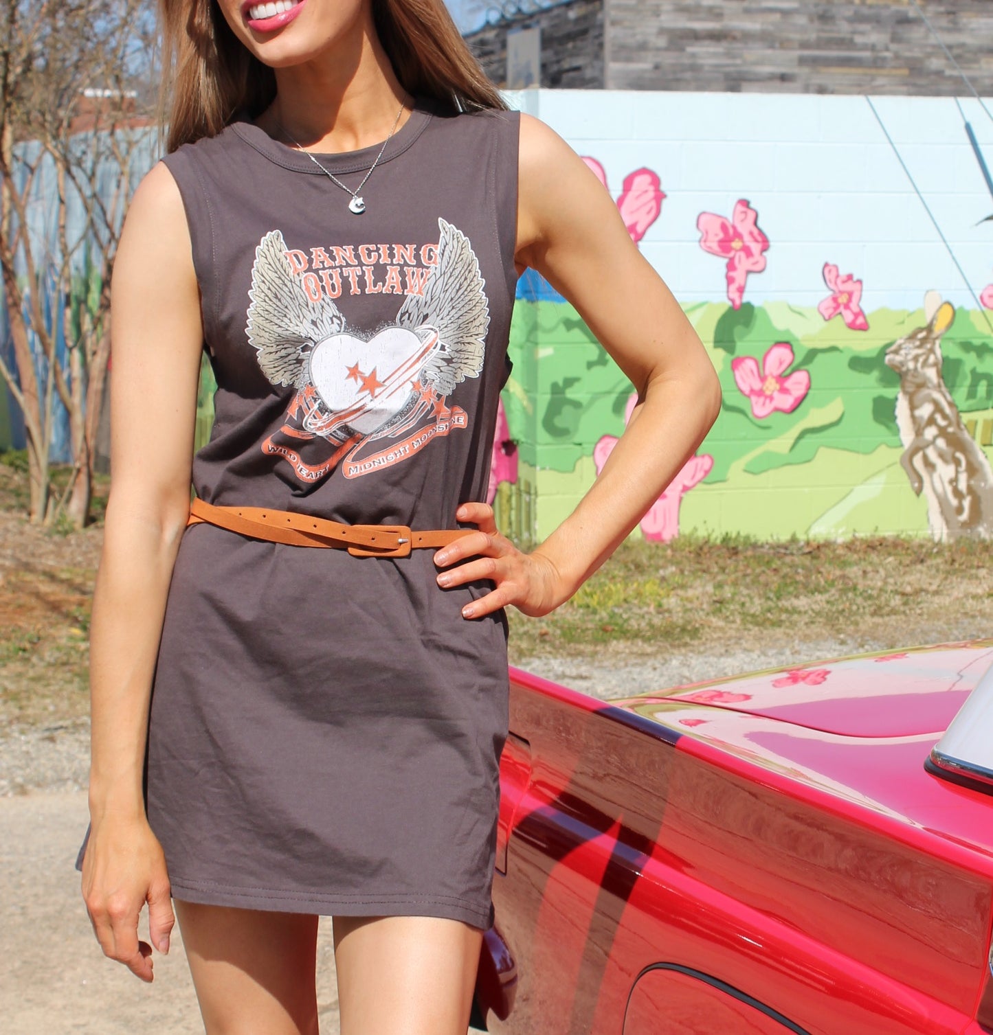 Outlaw Rock and Roll T-Shirt Dress