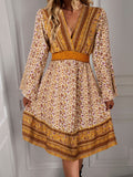 Bohemian Print Mini Dress - Boho Dresses for Women - Spring Dress - Summer Dress for women - summer boho dress - Fall Dress