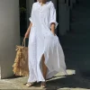 Sydney Cotton Linen Maxi Dress 1