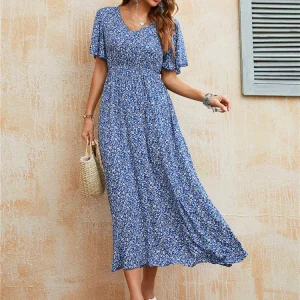 Charlotte Vintage Boho Print Dress 1