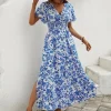 Charlotte Bohemian Print Long Spring Dress 1