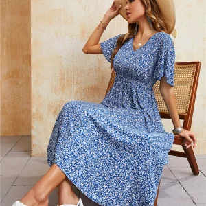 Charlotte Vintage Boho Print Dress 3